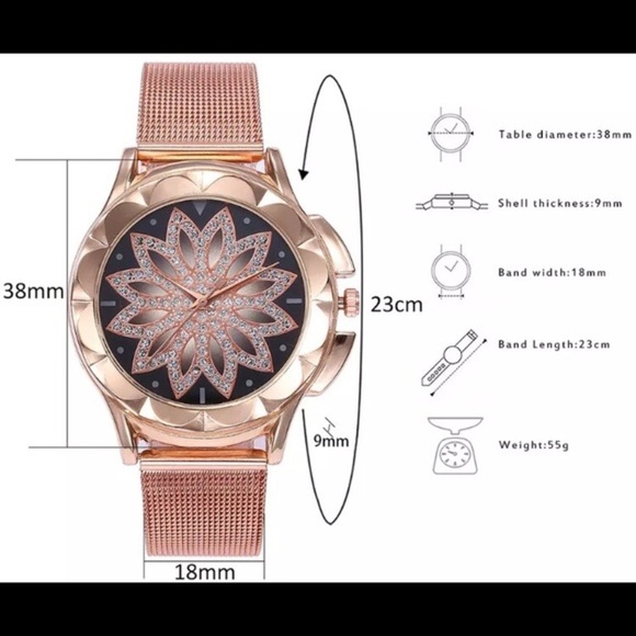 5 ⭐️ RATED RHINESTONE WATCH - Picture 7 of 8